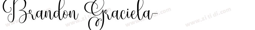 Brandon Graciela字体转换